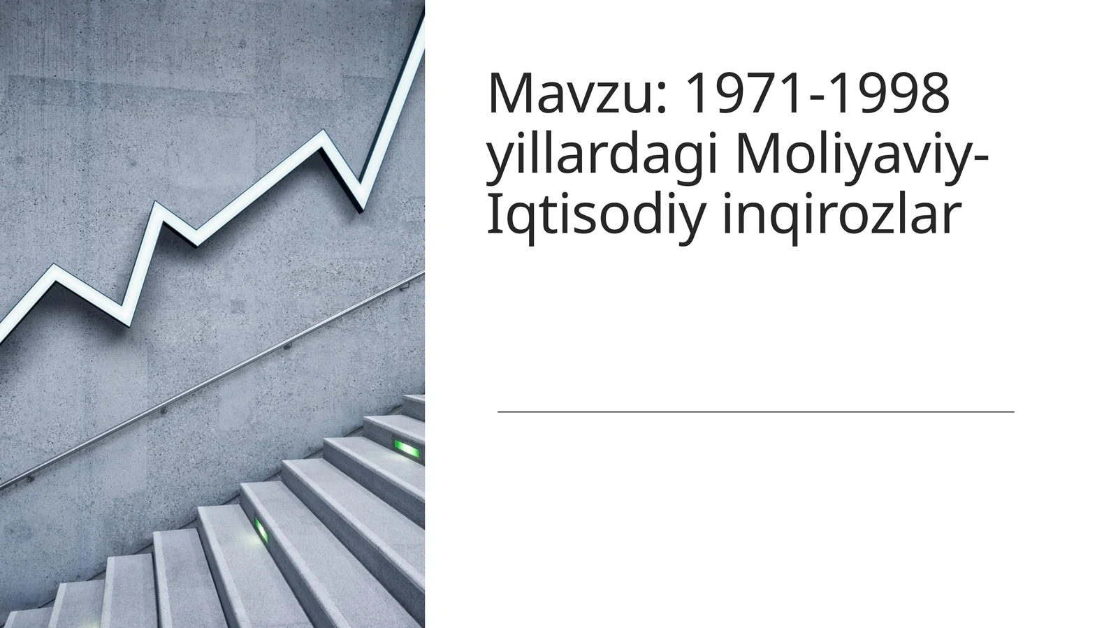 1971-1998 yillardagi Moliyaviy-Iqtisodiy inqirozlar