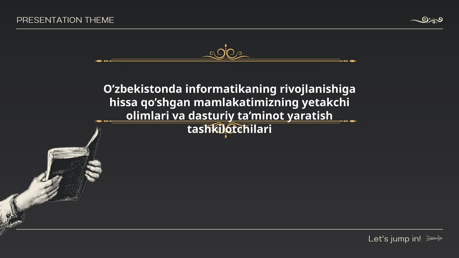 O’zbekistonda informatikaning rivojlanishiga hissa qo’shgan mamlakatimizning yetakchi olimlari va dasturiy ta’minot yaratish tashkilotchilari