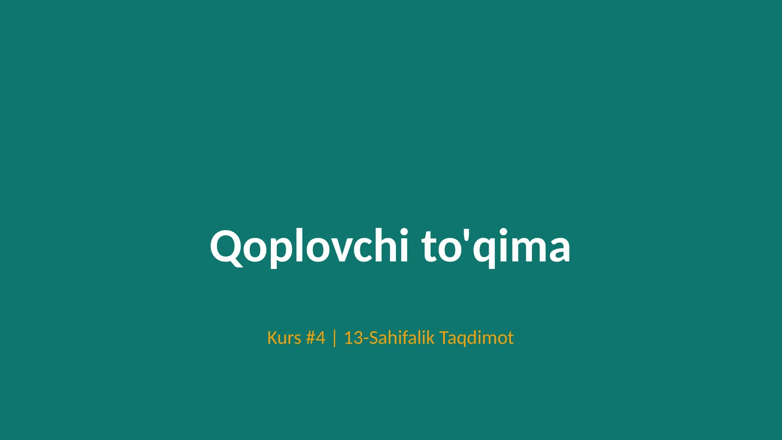 Qoplovchi to'qima