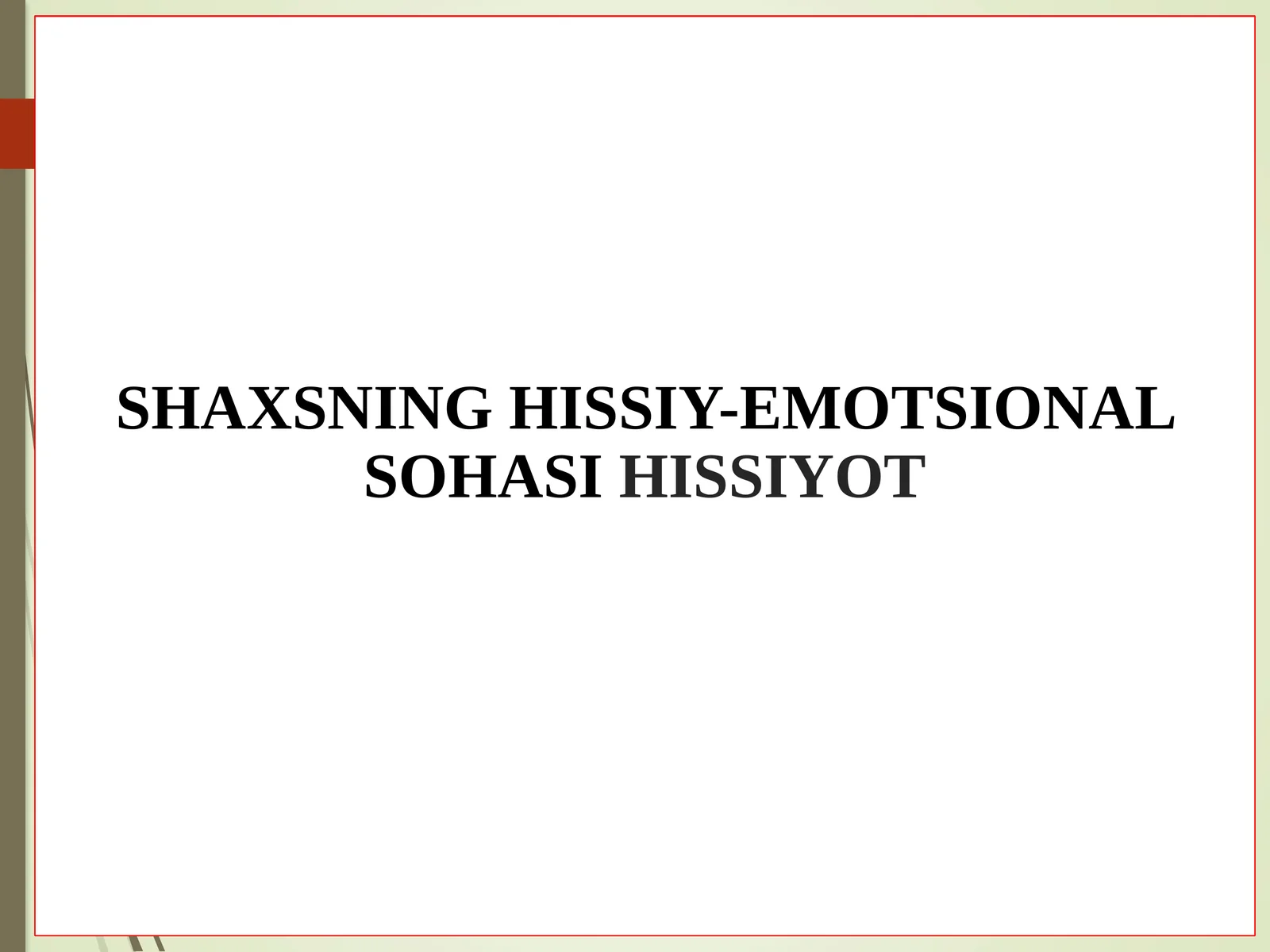 HISSIYOT