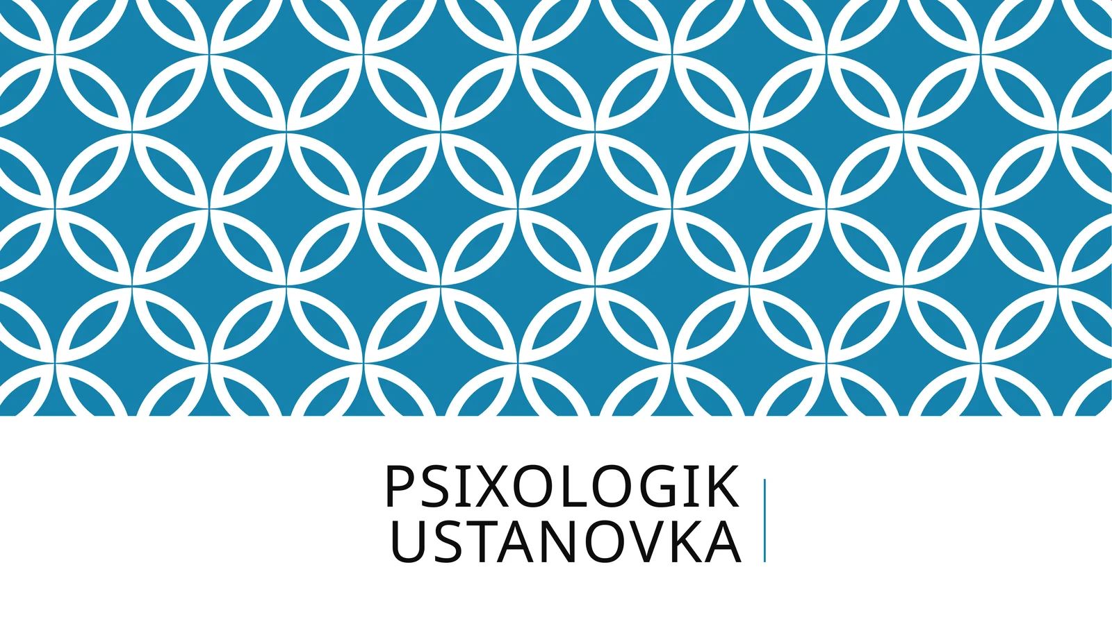 Psixologik ustanovka