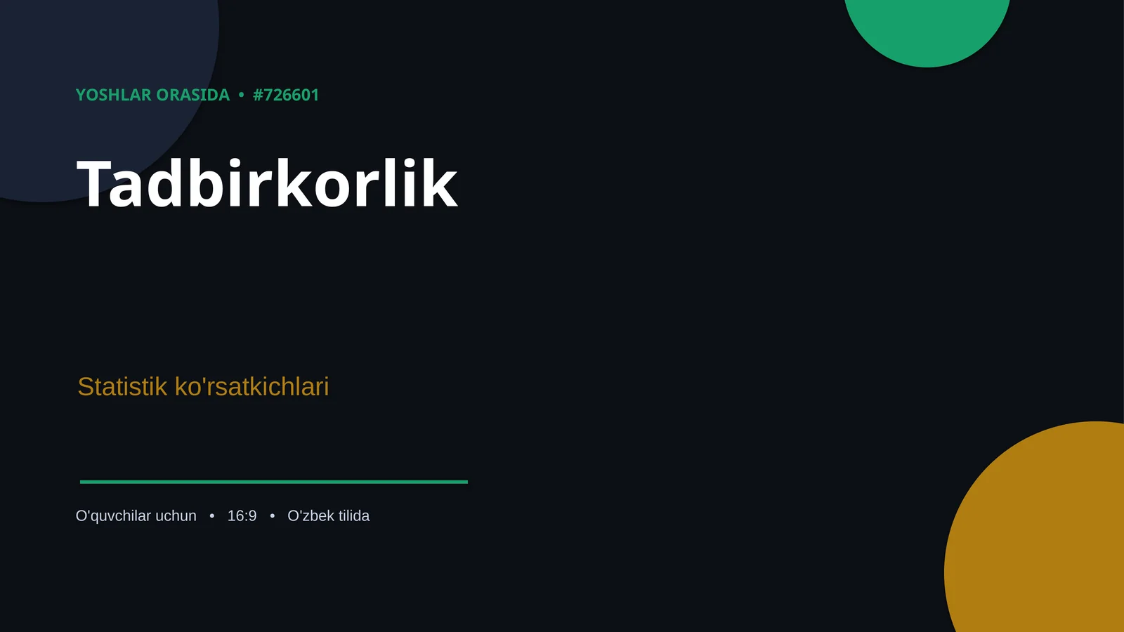 Tadbirkorlik