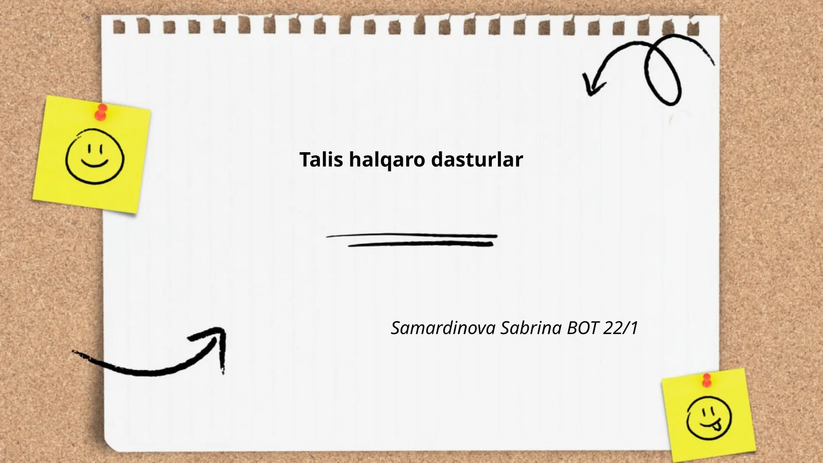 Talim dasturlarini modernizatsiya qilish