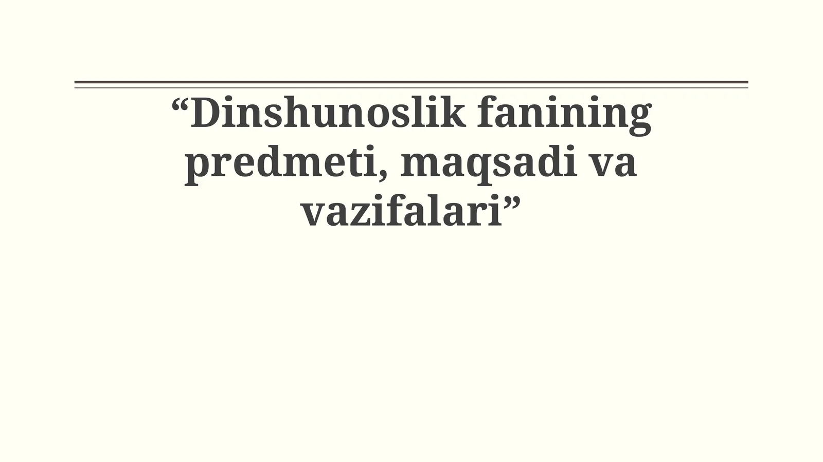 Paleontologiya fanining predmeti, maqsadi va vazifalari