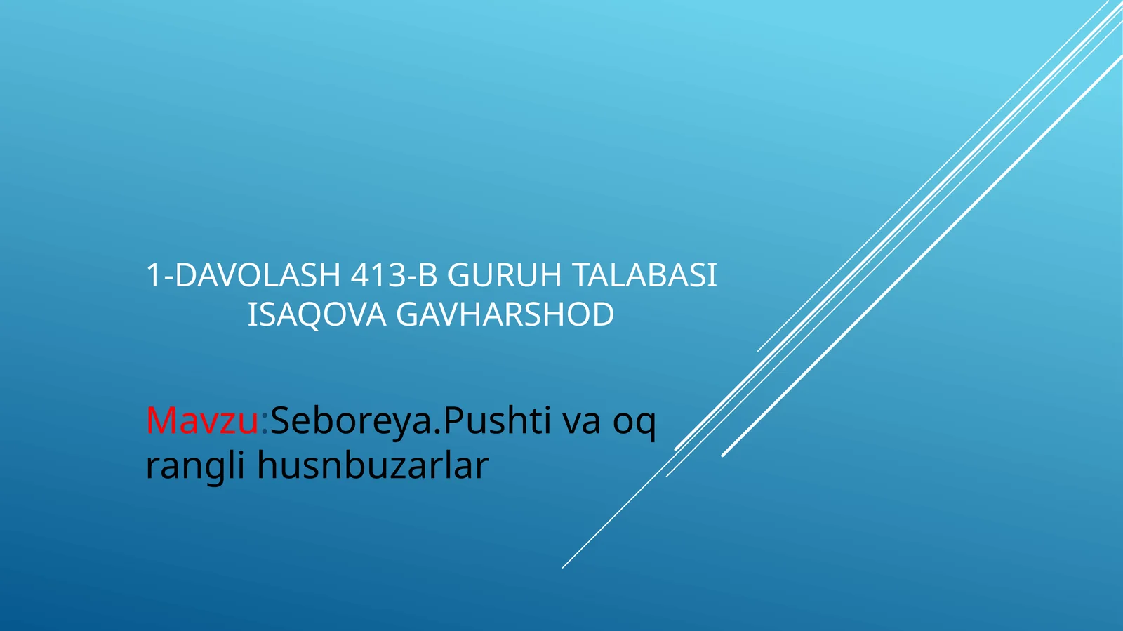 Seboreya.Pushti va oq rangli husnbuzarlar