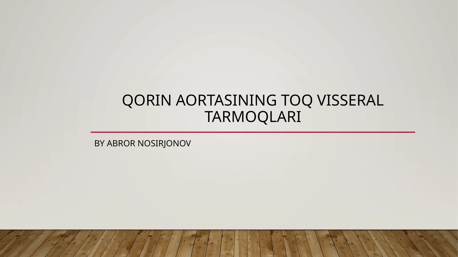 Qorinaortasining to'qvisserallar tarmoqlari