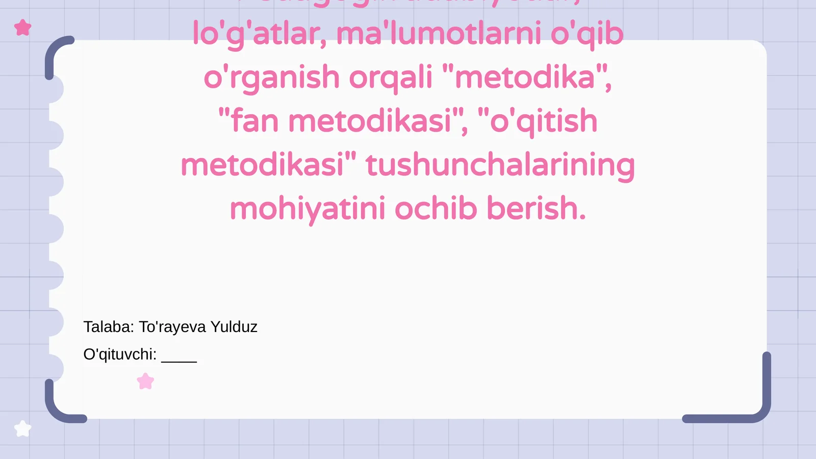 Pedagogik adabiyotlar va ularning roli