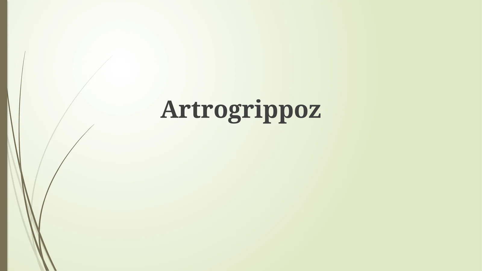 Artrogrippoz