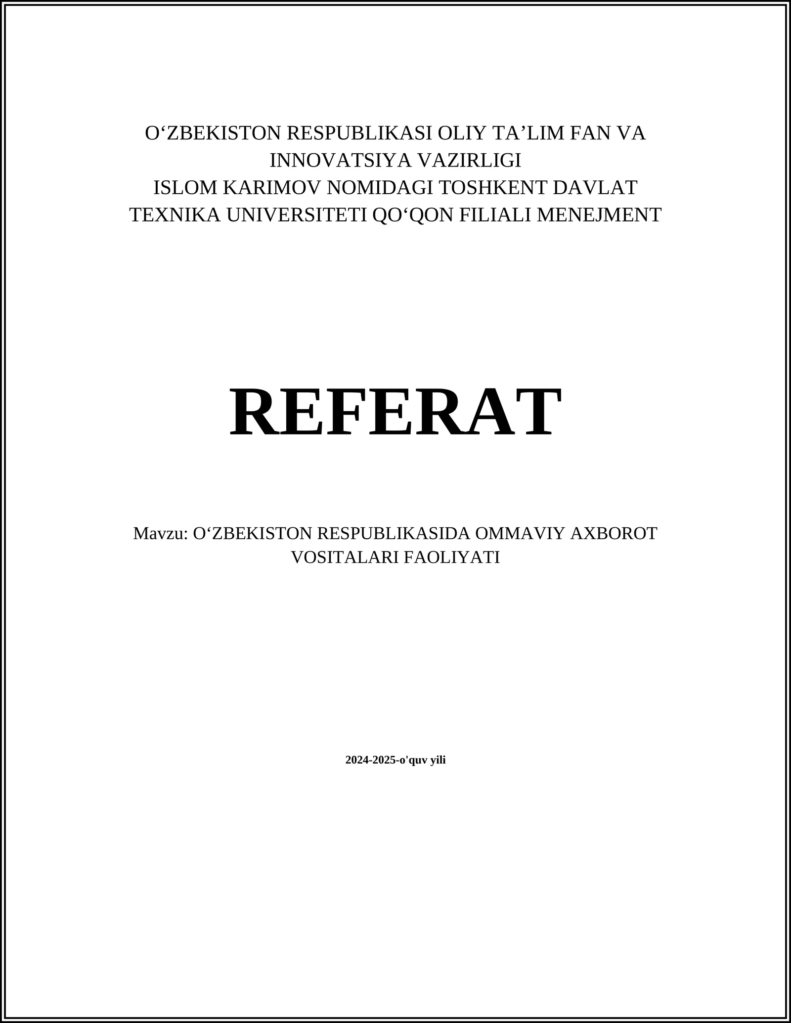 MENEJMENT REFERAT