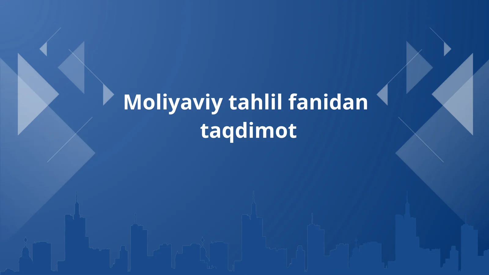 Foyda shakllanishi tahlili