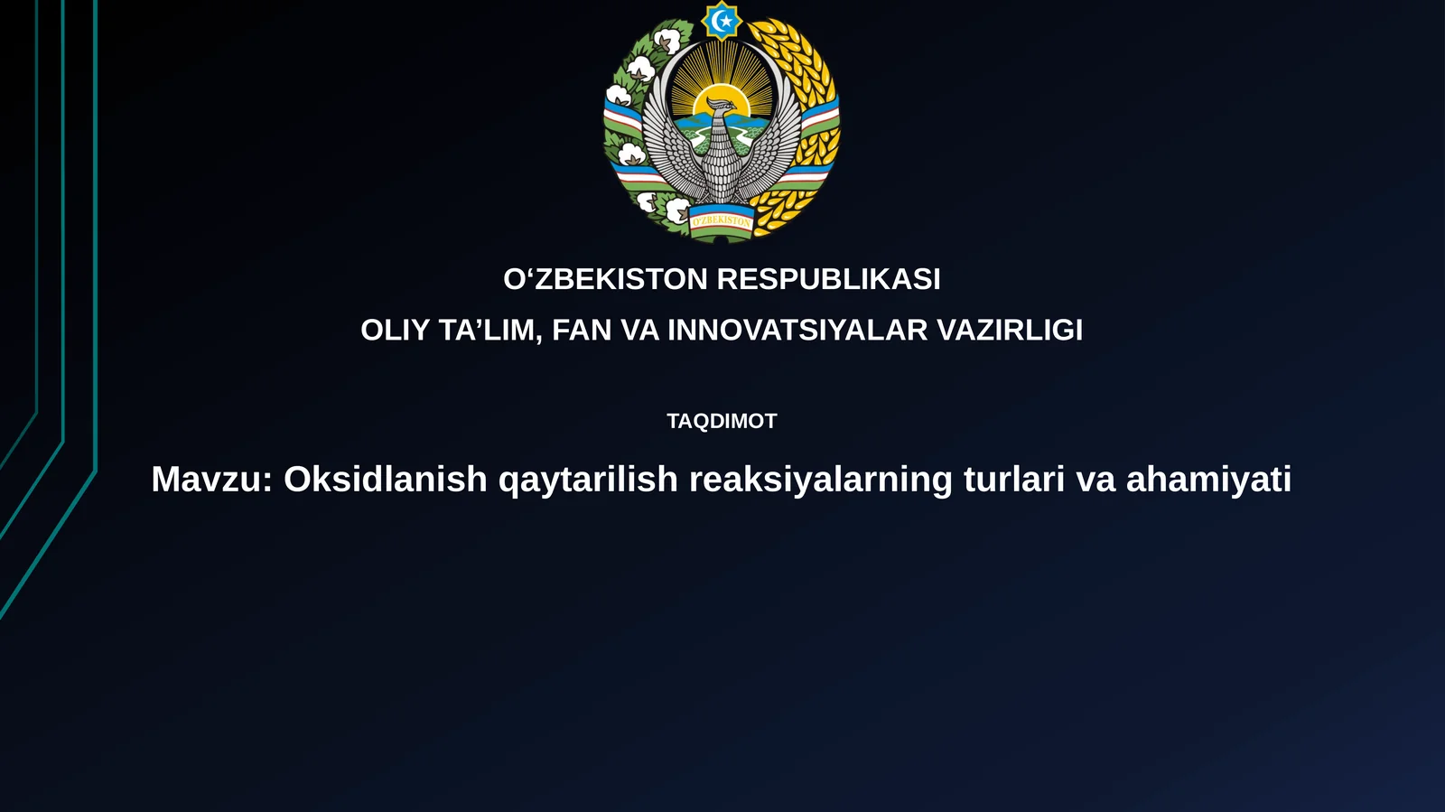 Oksidlanish-qaytarilish reaksiyalari: Asoslar va turlari