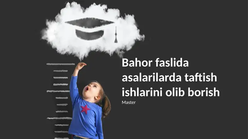 Bahor faslida asalarilarda taftish ishlarini olib borish
