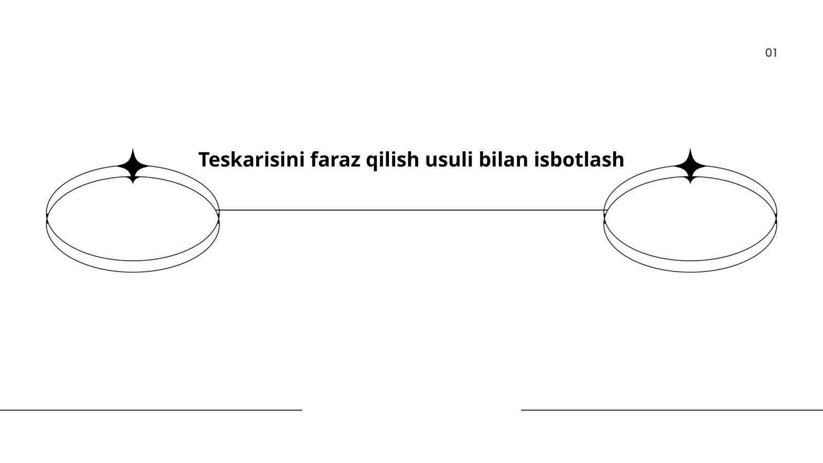 Teskarisini faraz qilish usuli