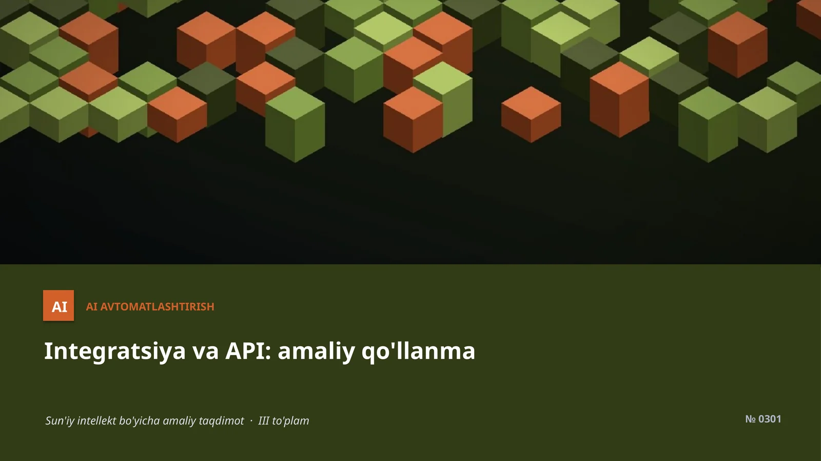 AI AVTOMATLASHTIRISH