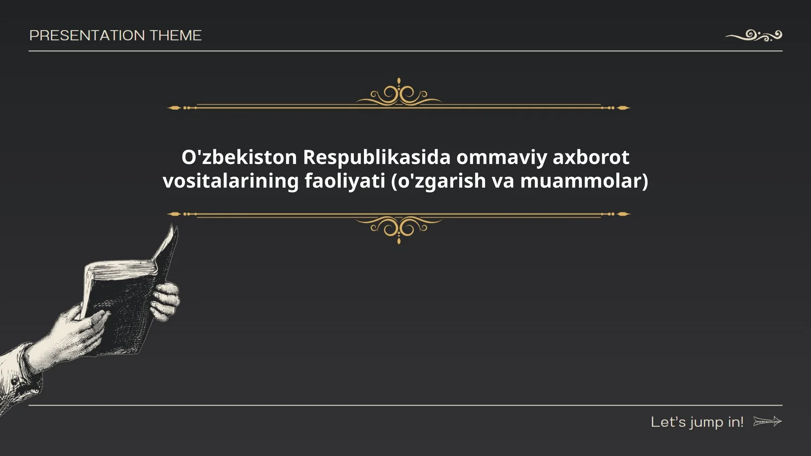 Ommaviy axborot vositalarining faoliyati (o'zgarish va muammolar)