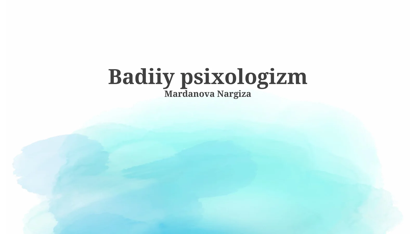 Adabiy psixologizm