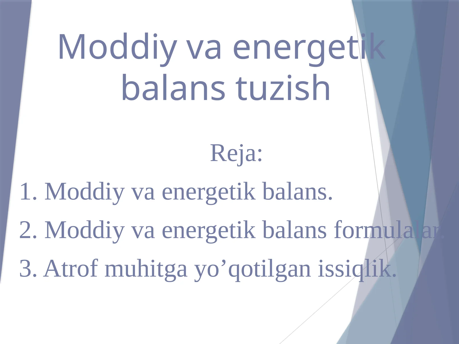 Moddiyvaenergetikbalanstuzish