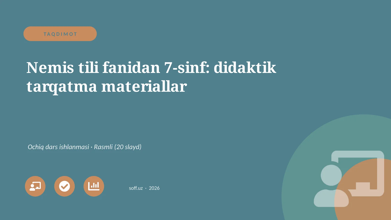 Nemis tili fanidan 7-sinf: didaktik tarqatma materiallar