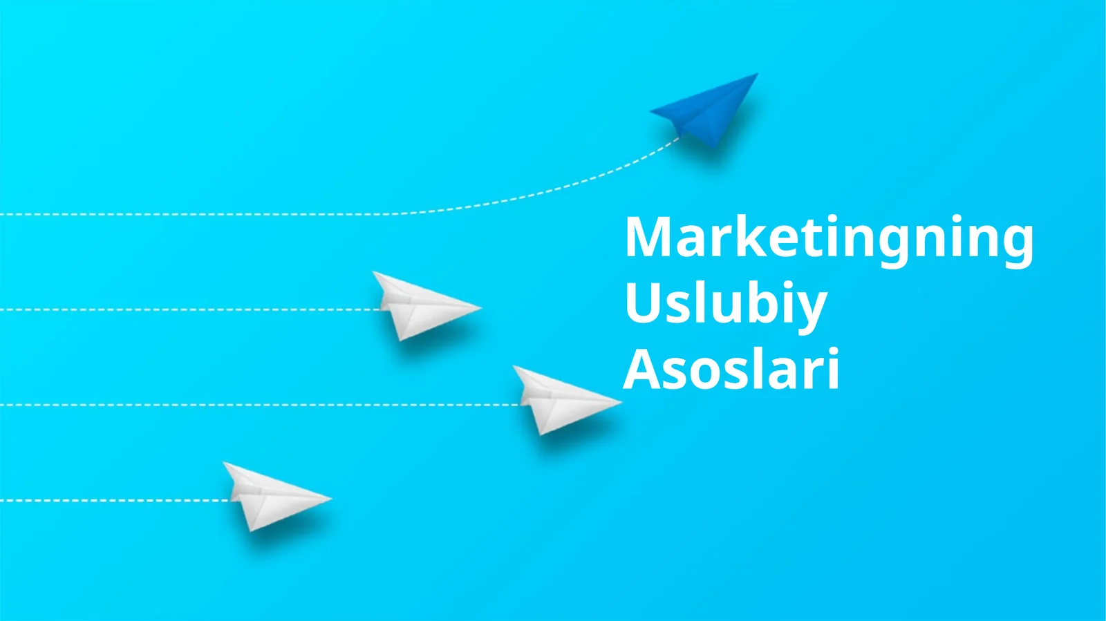 Marketingning Uslubiy Asoslari
