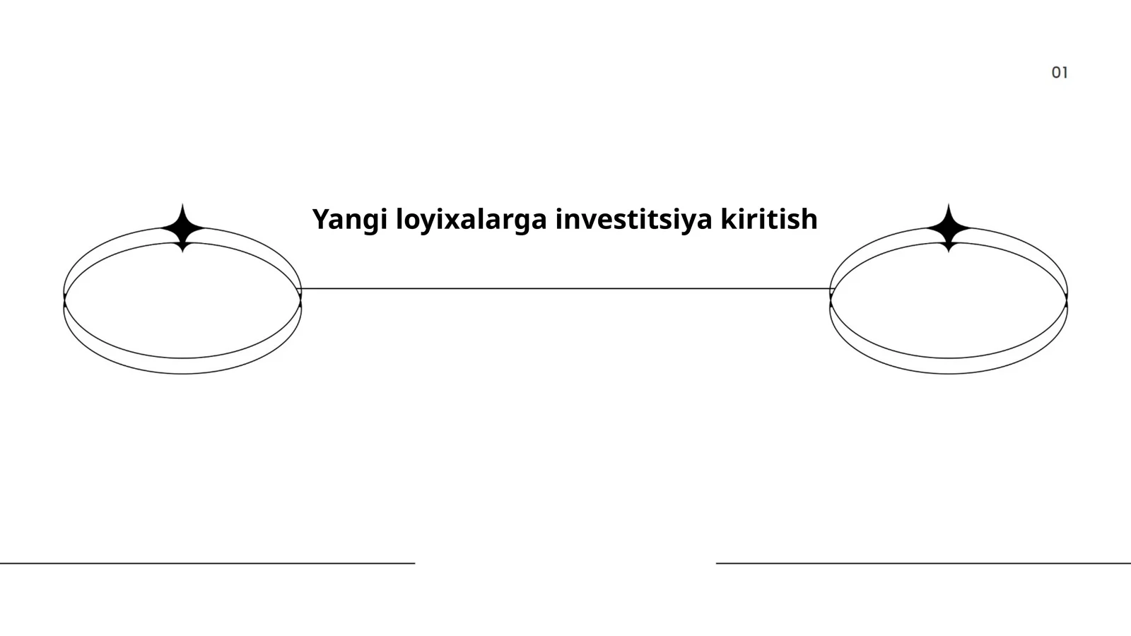 Yangi loyixalarga investitsiya kiritish