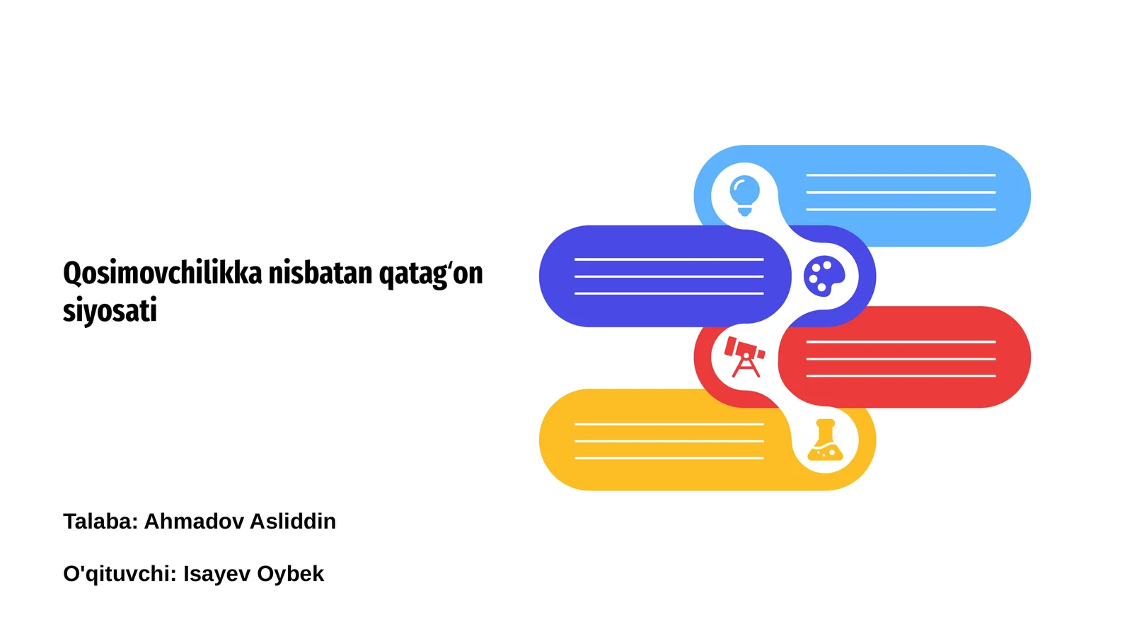 Qosimovchilikka nisbatan qatagʻon siyosati