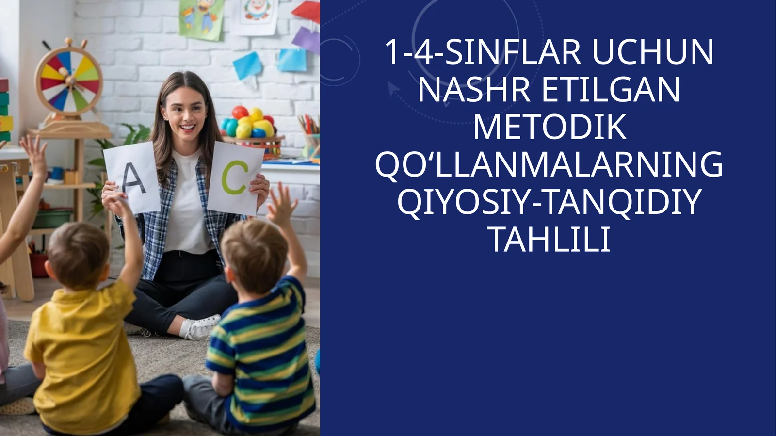 1-4-sinflar uchun nashretilgan metodik qo‘llanmalarning qiyosiy-tanqidiy tahlili