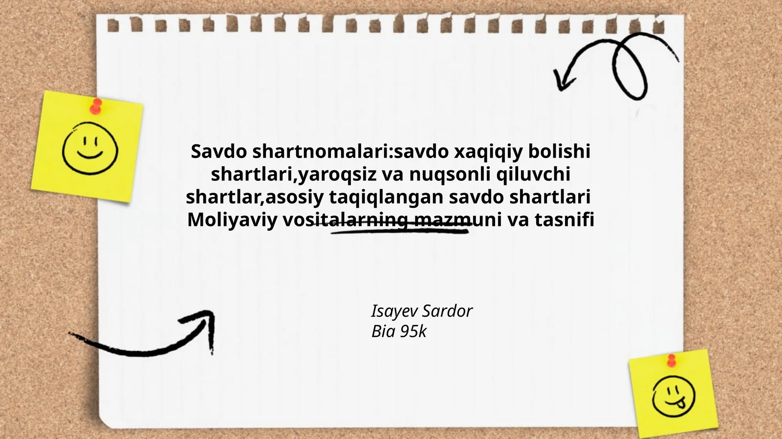 Savdo shartnomalari