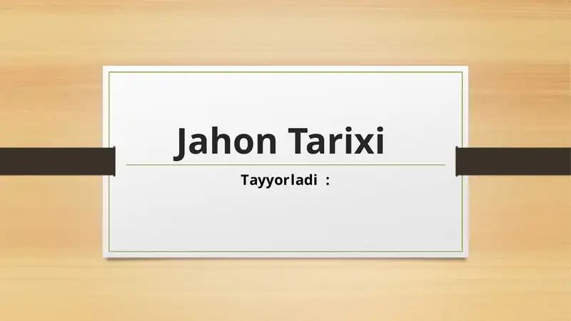 O’rta asrlarning so’nggi davrlarida Yepropada yer egaligi