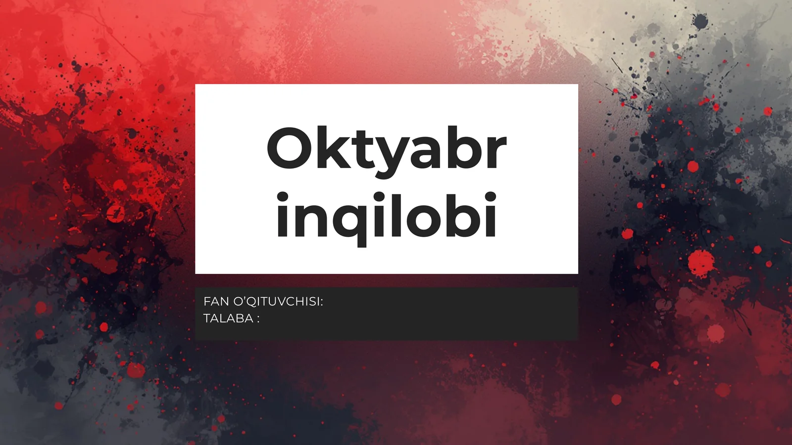 Oktyabr inqilobi