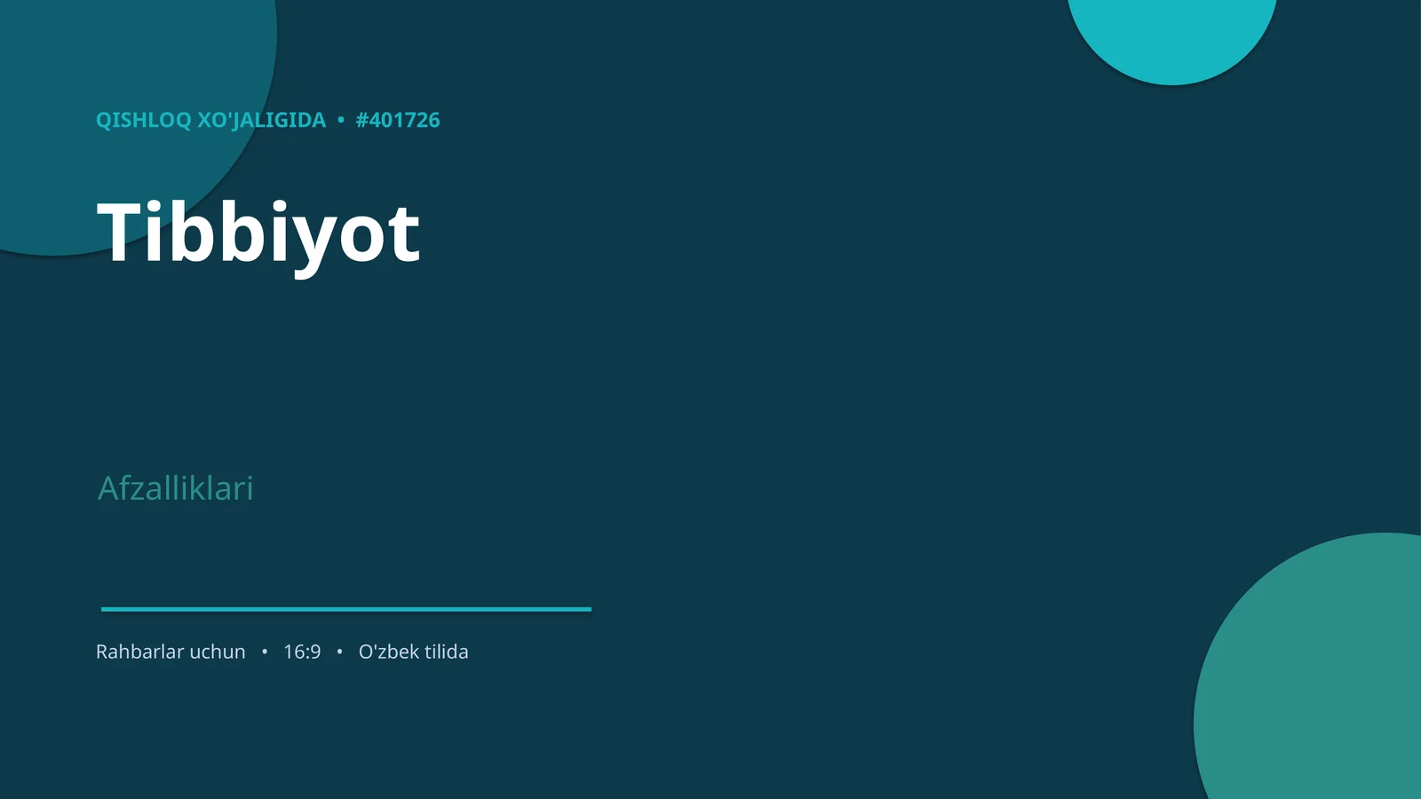 Tibbiyot
