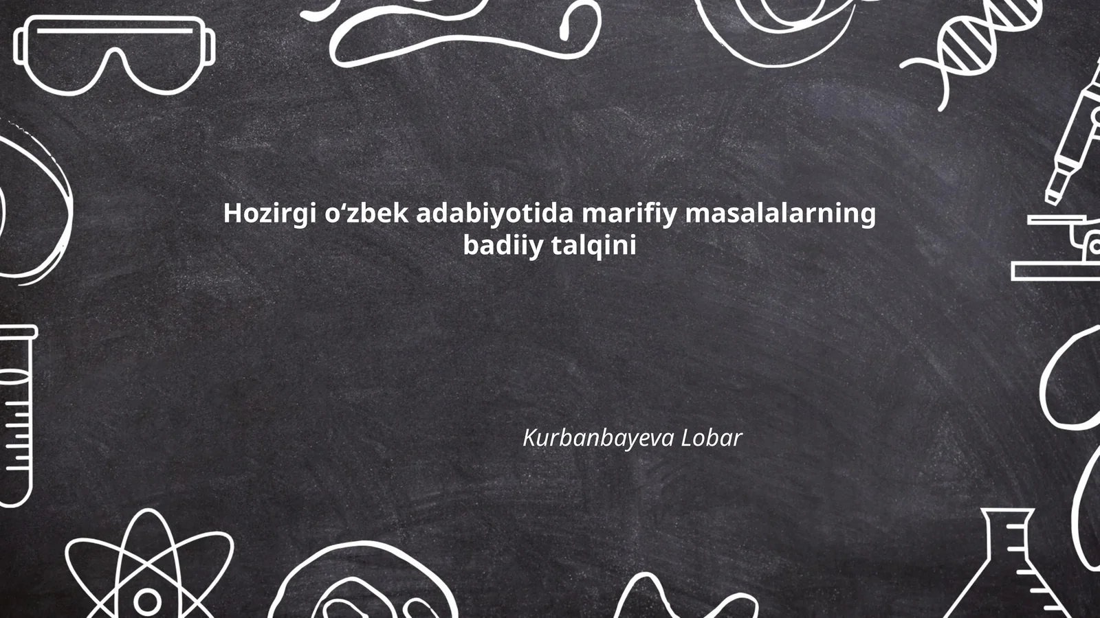 Hozirgi o‘zbek adabiyotida marifiy masalalarning badiiy talqini