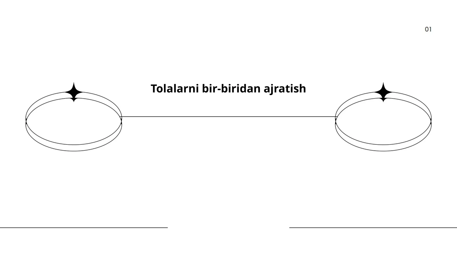 Tolalarni bir-biridan ajratish