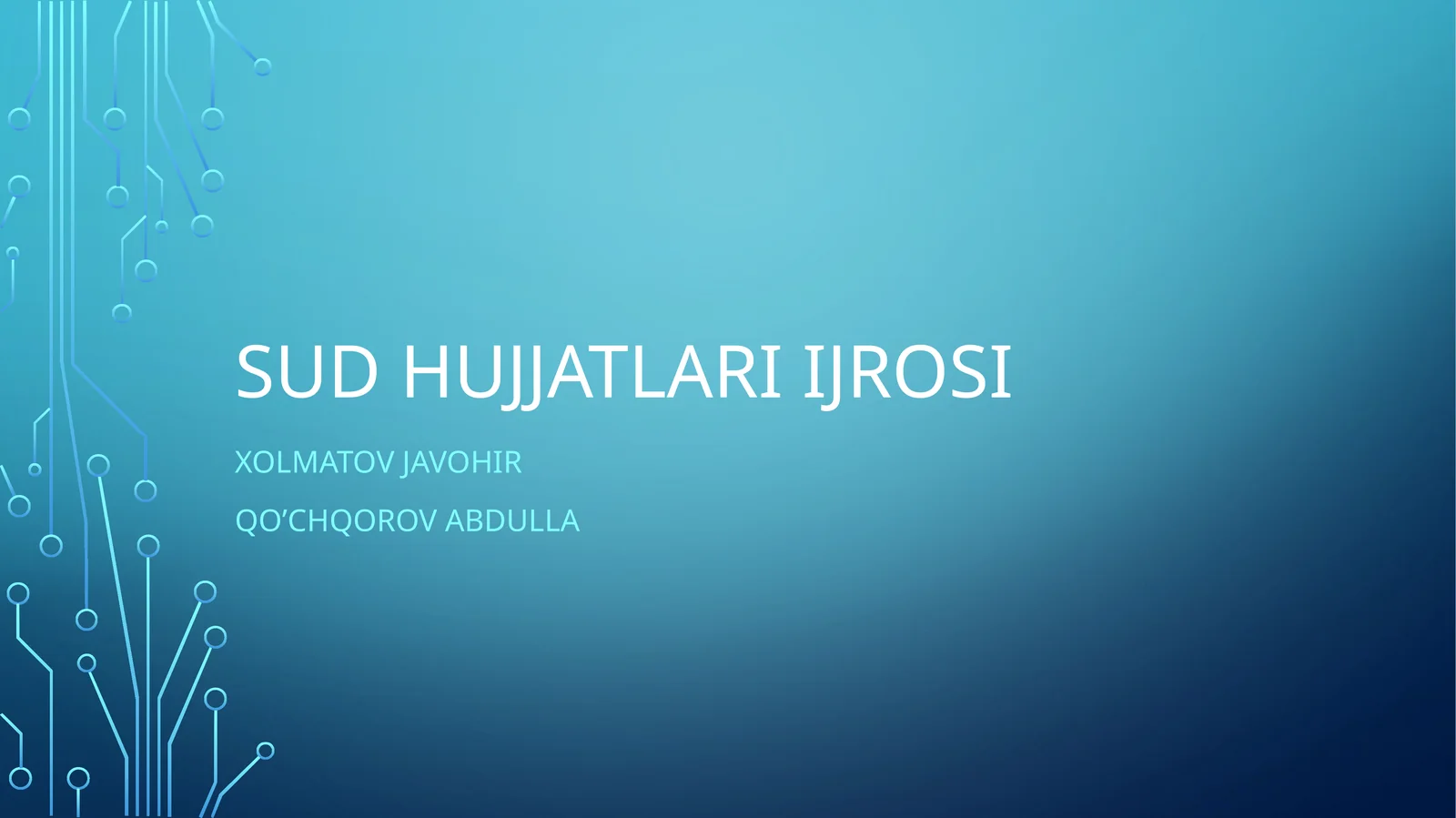 Sud hujjatlari ijrosi