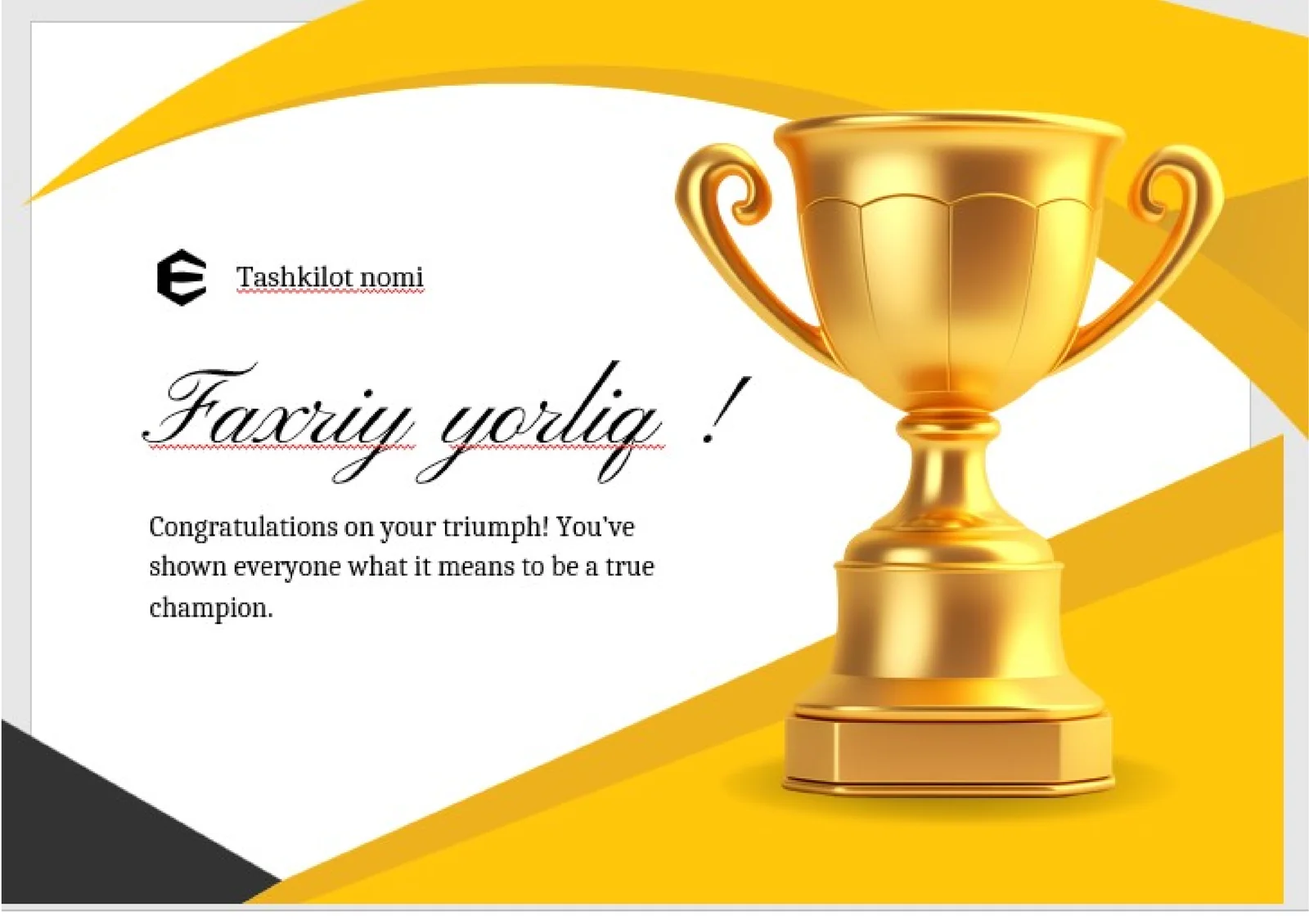 Faxriy yorliq