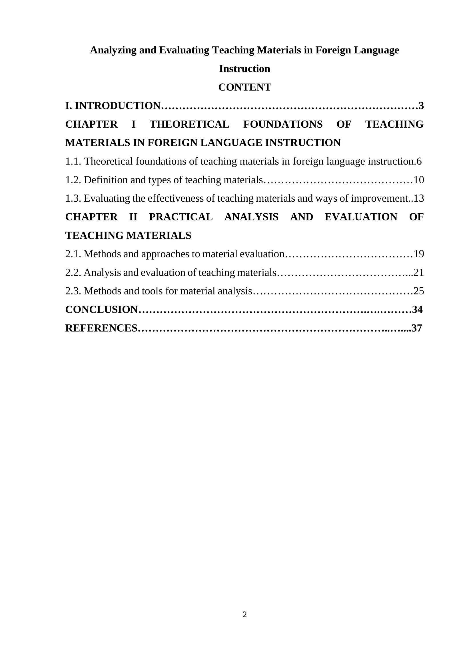 Analyzing and Evaluating Teaching Materials in Foreign Language Instruction