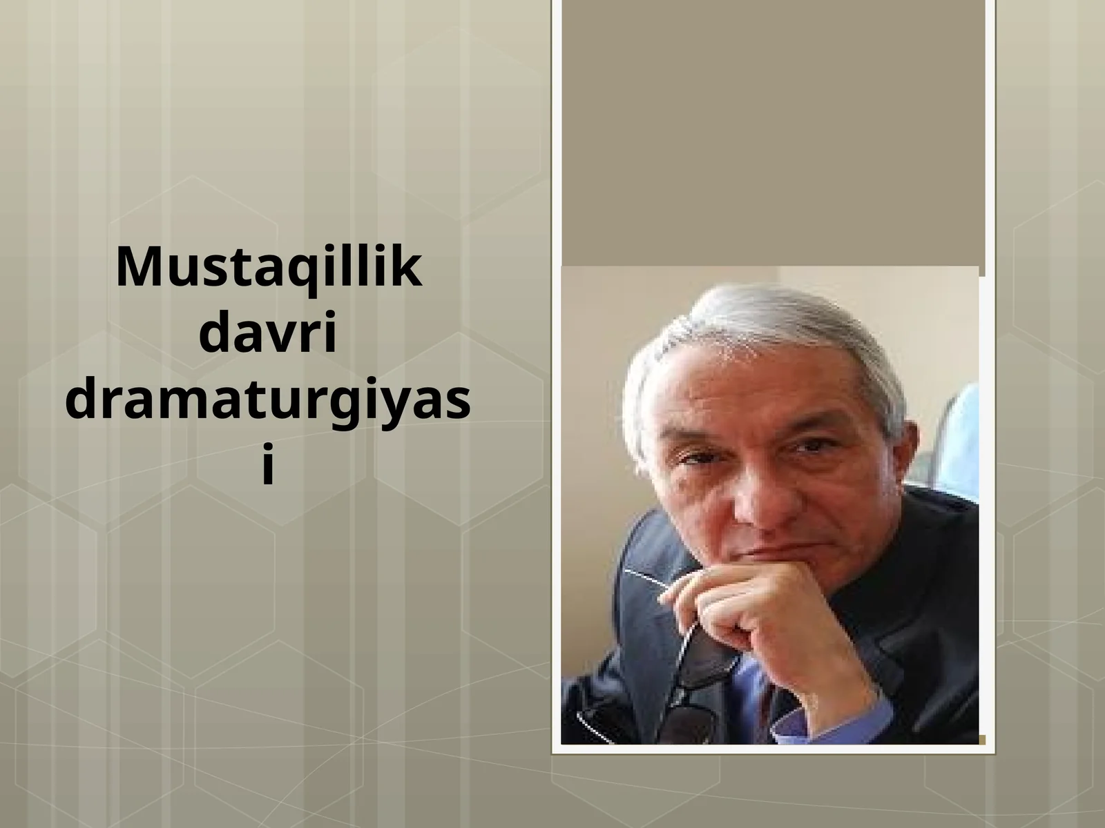 Mustaqillik davri dramaturgiyasi