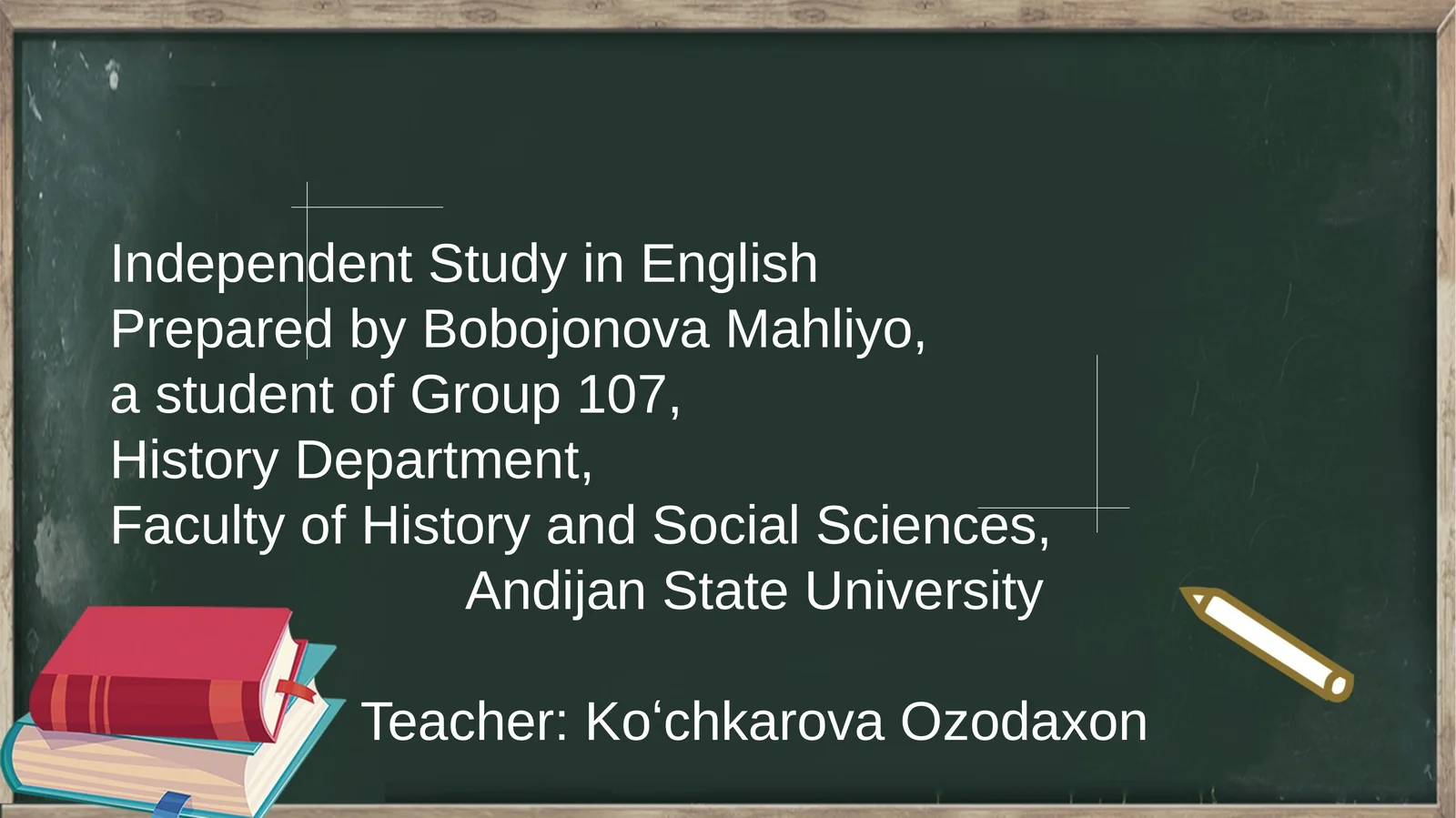 Independent Study in English