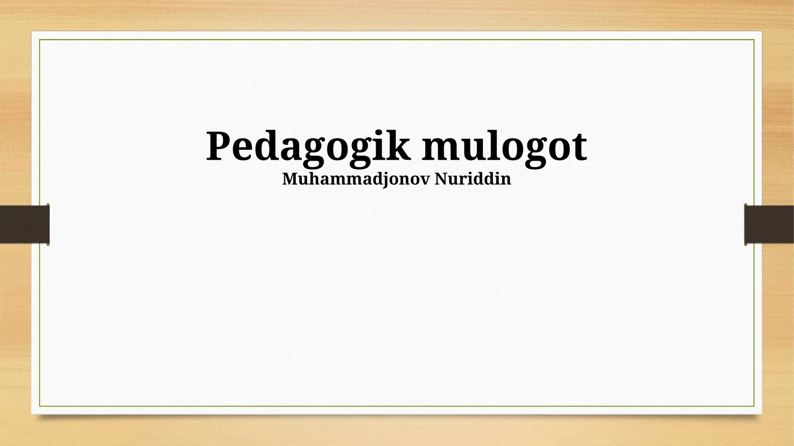 Pedagogik mulogot