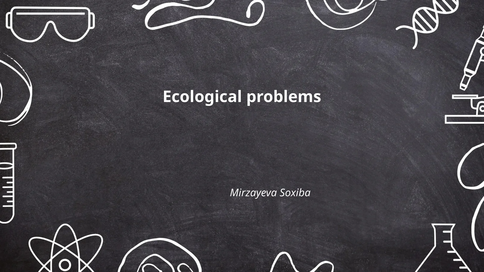 Ecological problems