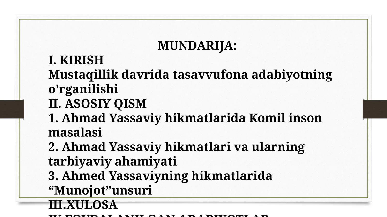 Mustaqillik Davrida Tasavvufona Adabiyotning O'rganilishi
