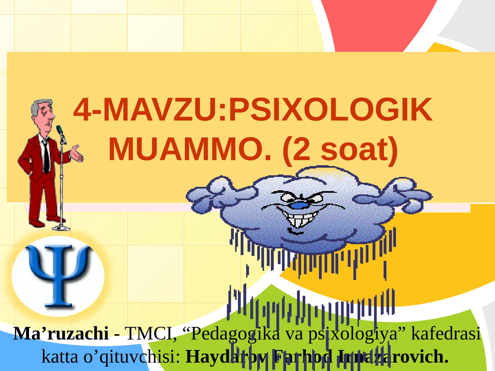 PSIXOLOGIK MUAMMO