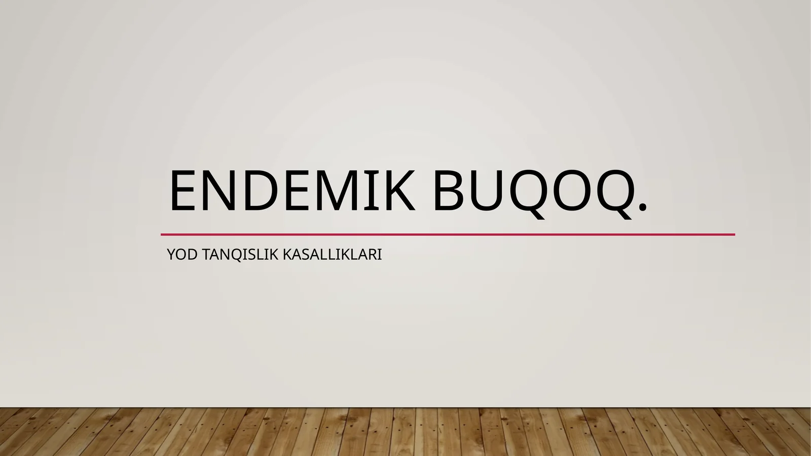 Endemik buqoq