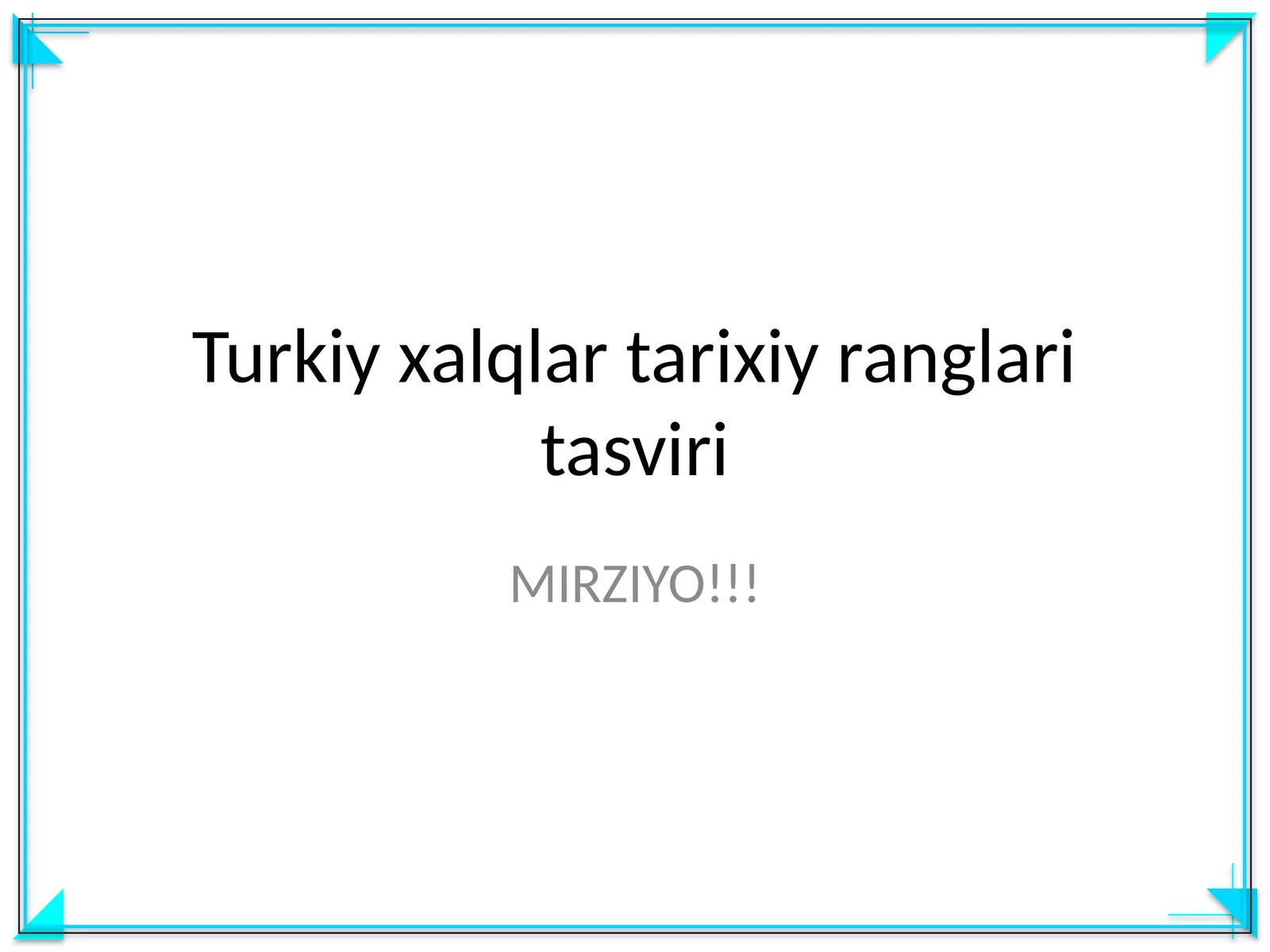 Turkiy xalqlar tarixiy ranglari tasviri