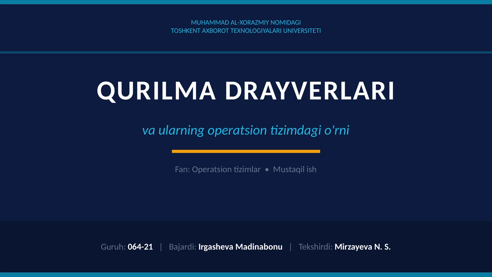 Qurilma drayverlari