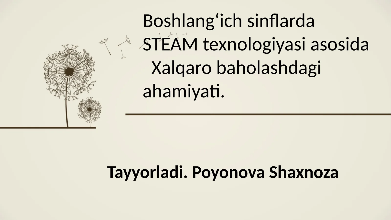 STEAM ta'lim metodologiyasi