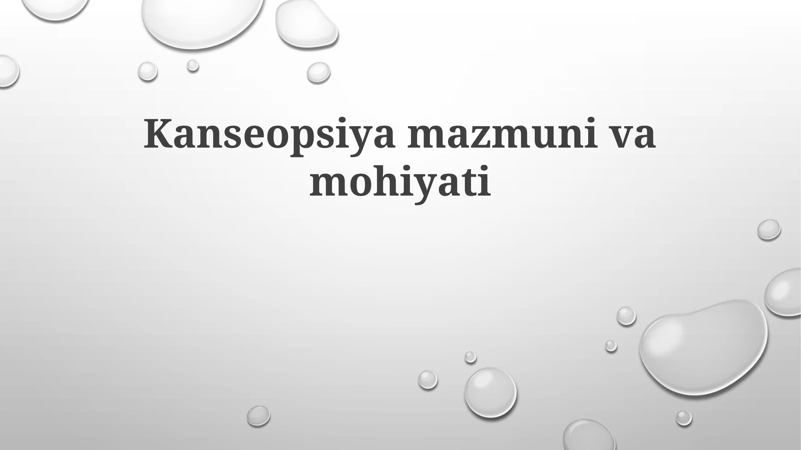 Kanseopsiyamazmunivamohiyati