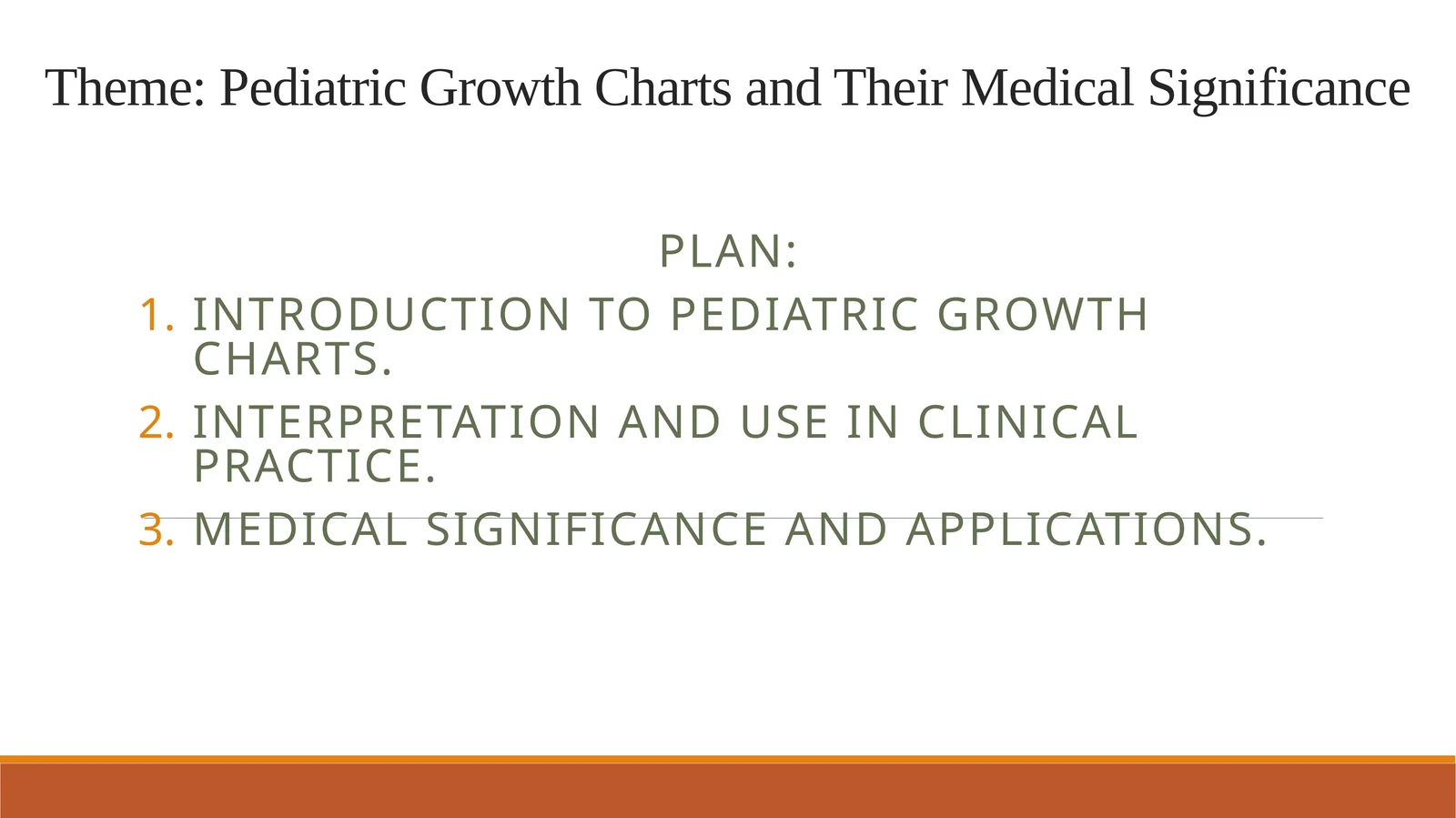 Pediatric Growth Charts and Their Medical Significance