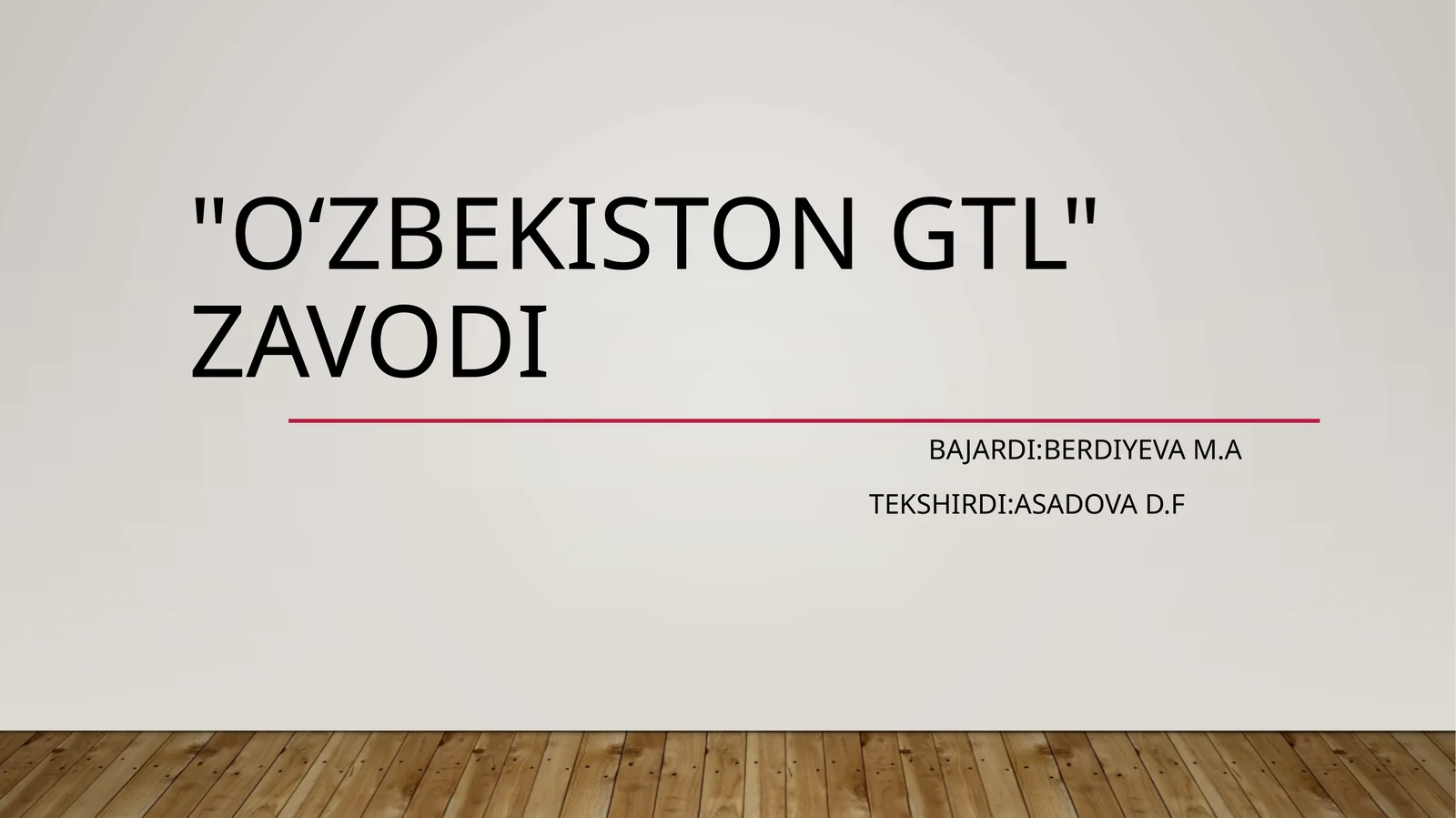 OʻzbekistonGTL zavodi