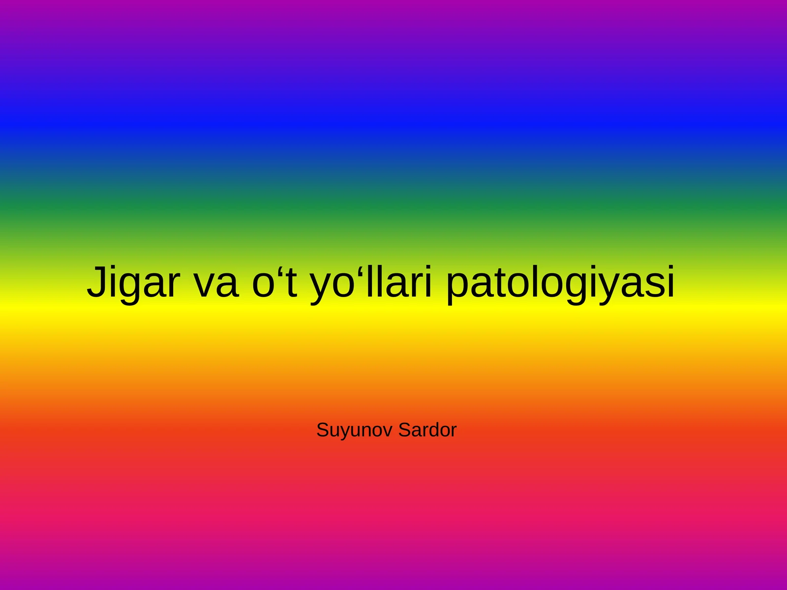 JIGAR KASALLIKLARI