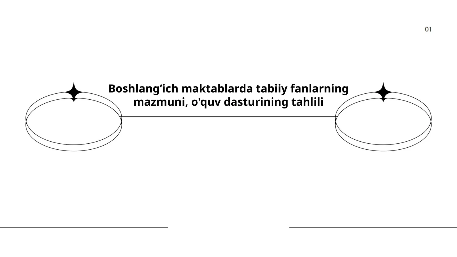 Boshlangʻich maktablarda tabiiy fanlarning mazmuni, o'quv dasturining tahlili